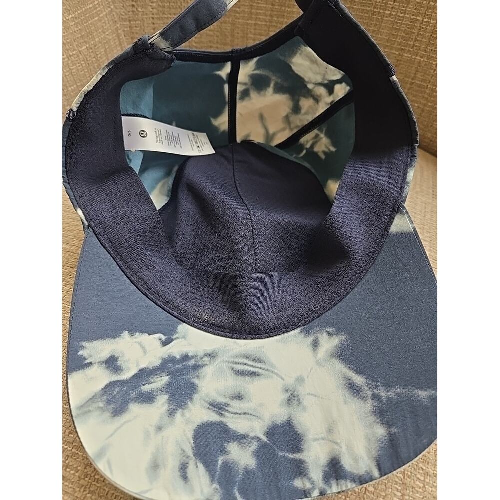 Lululemon Baller Adjustable Hat IIBM Blue 6 Panel Tie-Dye Soft Recycled Nylon - Picture 5 of 6